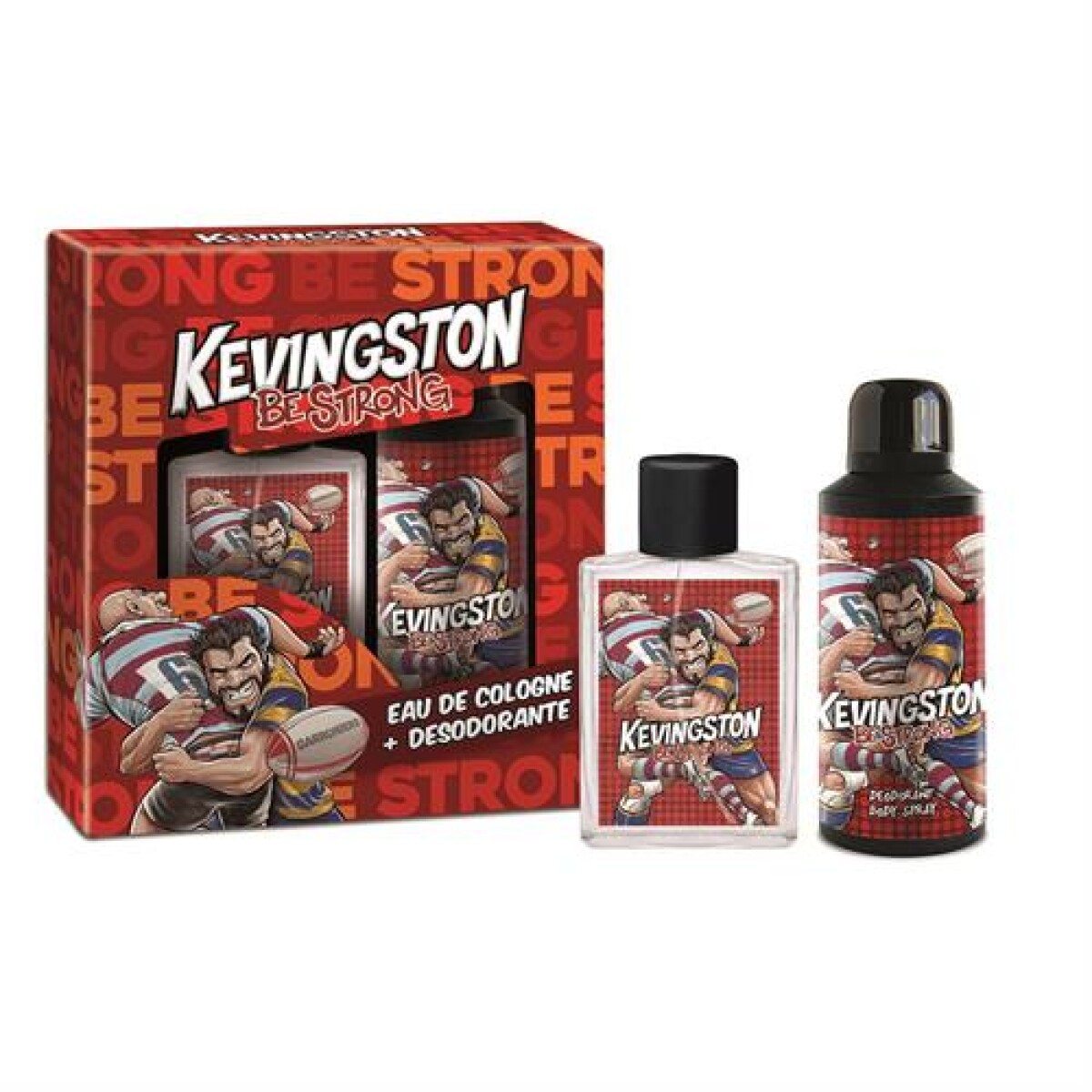 Kevingston Coffret Be Strong EDC 95 ml + Deo 160 ml 