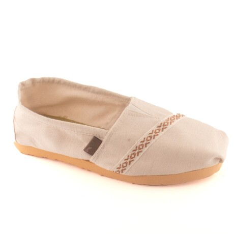 Alpargatas Lona Guarda Pampa Beige