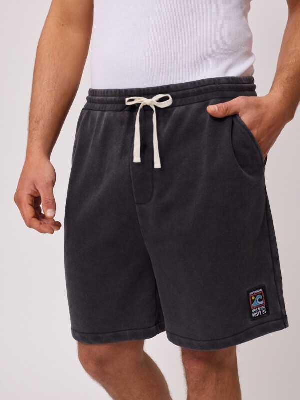 SHORT FELPA KUINO RUSTY Negro