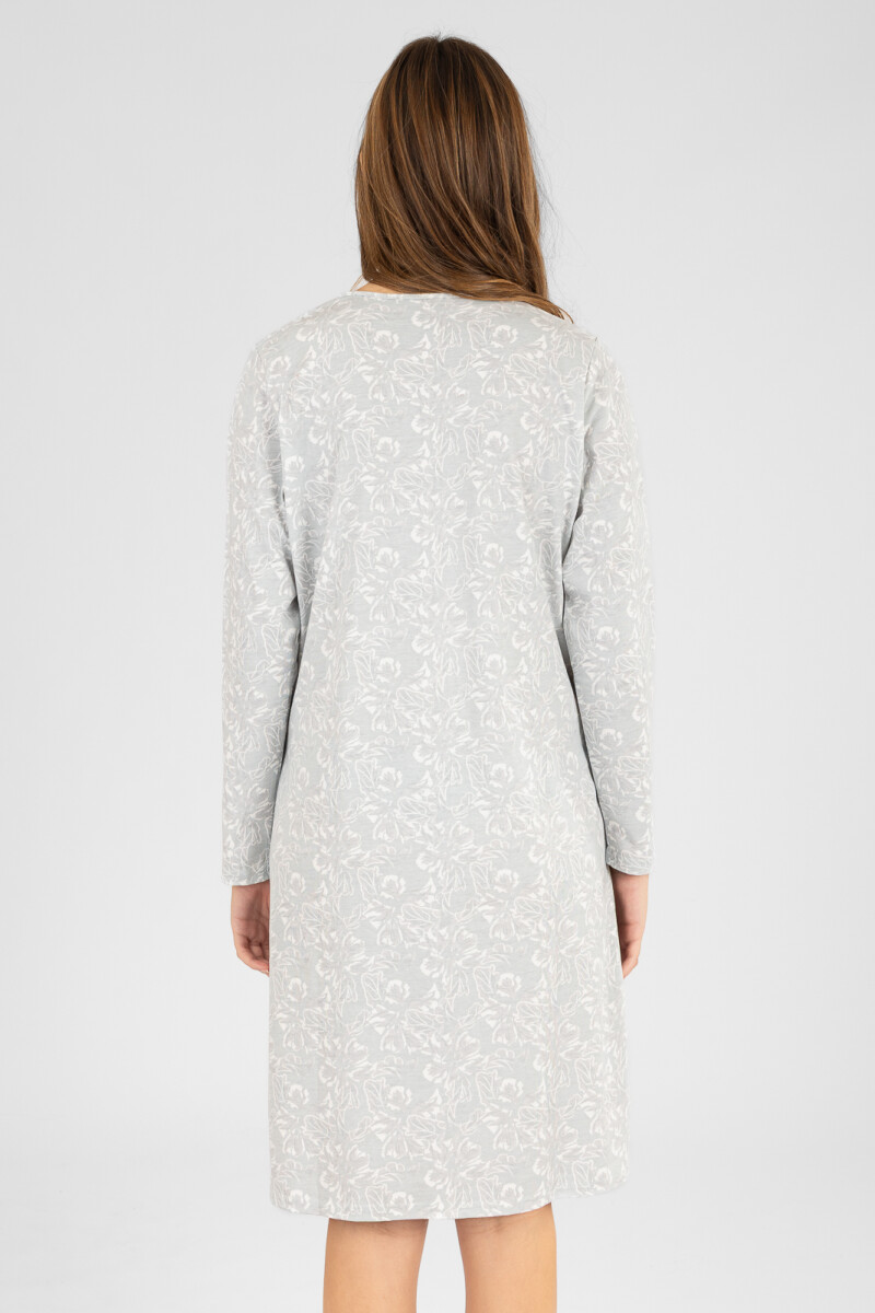 camison cuello v Gris
