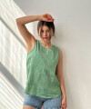 Blusa Palm verde