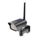 Camara De Seguridad Foco Led Aplique Pared Simulador Sensor Negro