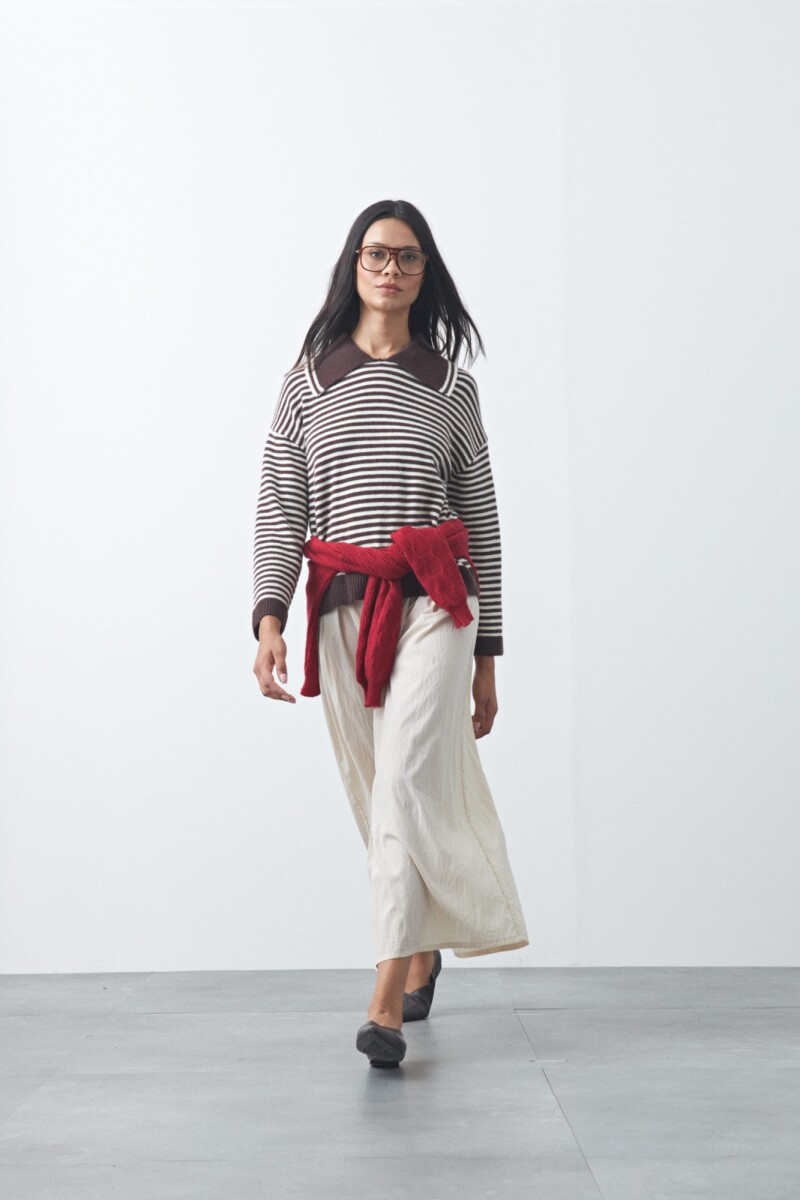 SWEATER <br /> TUMBES Marrón oscuro