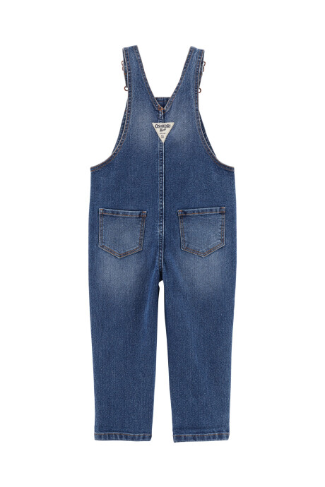 Enterito jean con bordado. Talles 2-5T Sin color