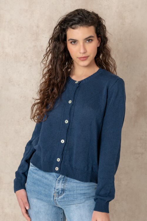 Cardigan dama Navy