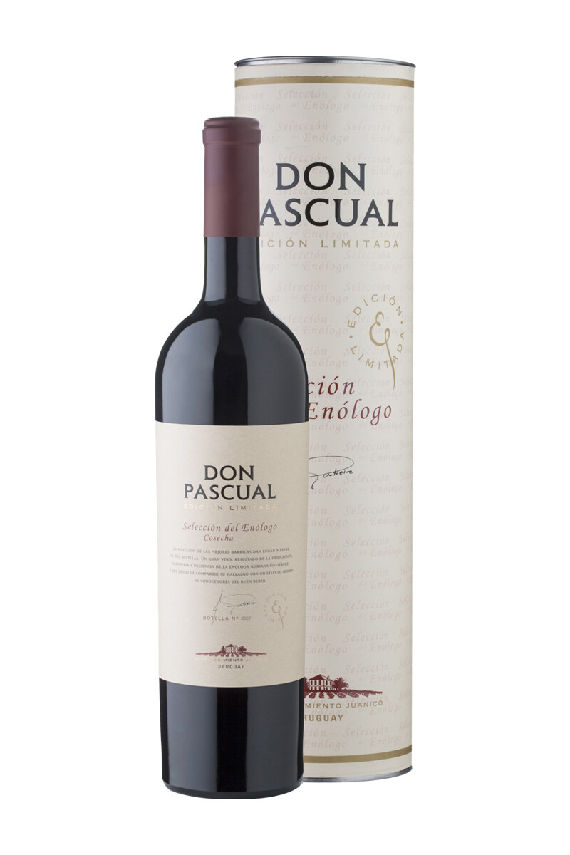 Vino Don Pascual Selección Del Enólogo Tinto Con Tubo 750 ml 