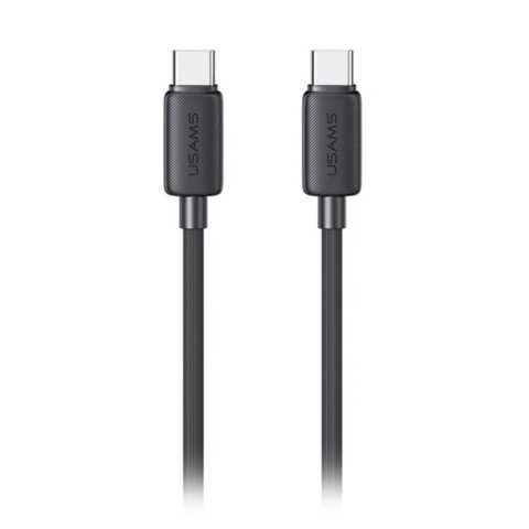 Cable Tipo C a Tipo C 60W 3 Metros USAMS Premium Fast Charge Variante Color Negro
