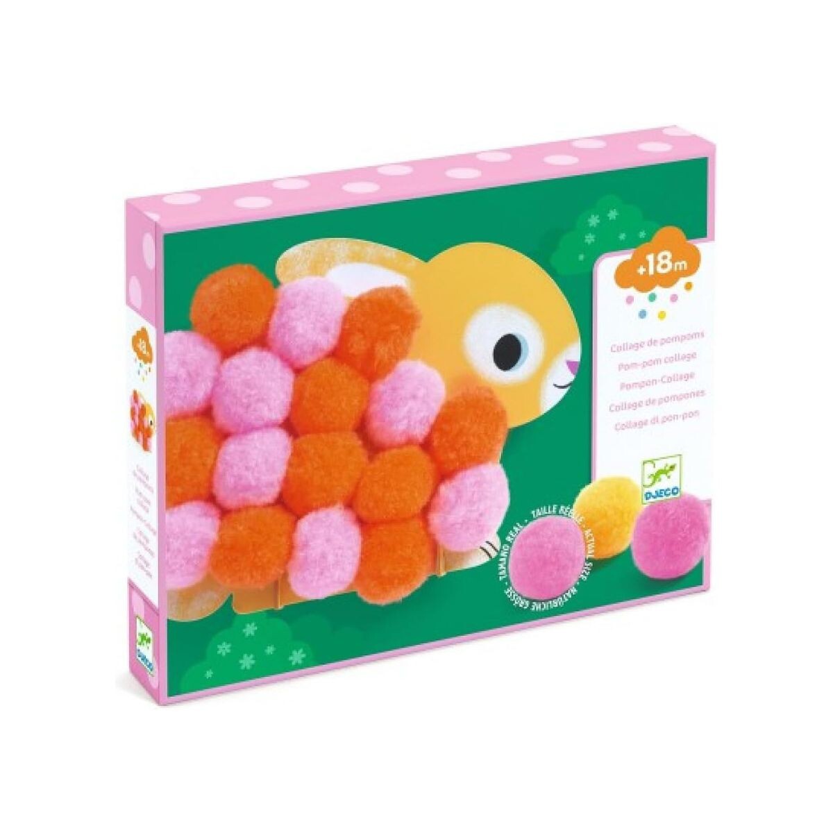 Juego De Manualidades Para Trabajar Con Bolitas Djeco +18m 