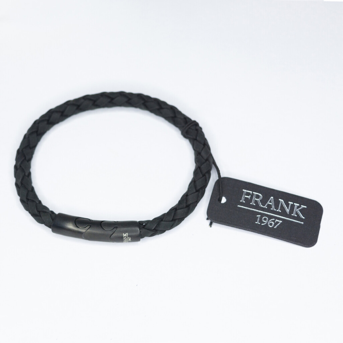 Pulsera de cuero y acero - Frank 