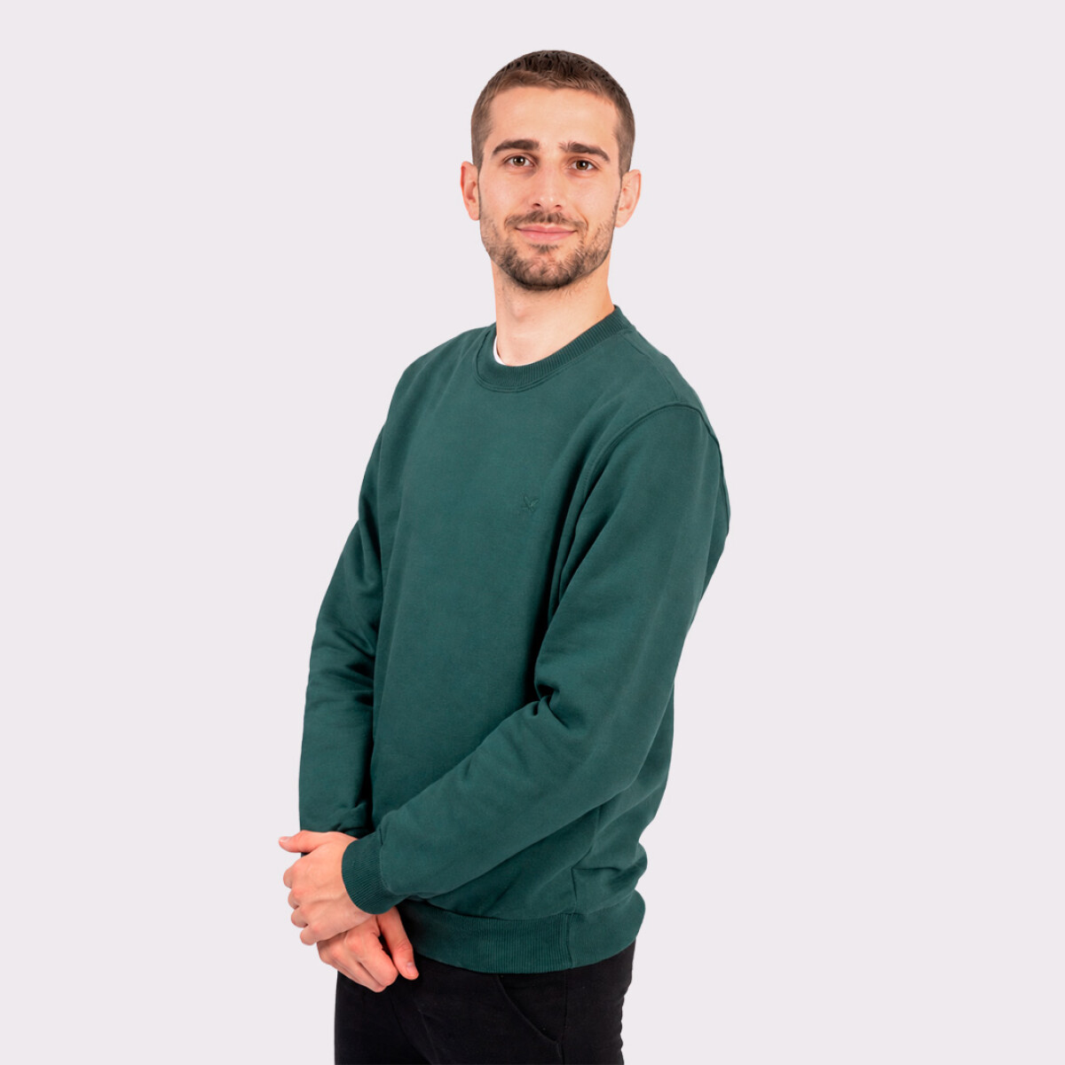 BUZO DEPORTIVO ADULTO UNISSEX - VERDE OSCURO 