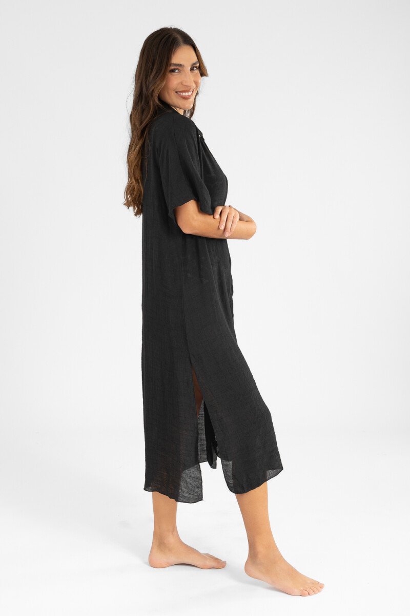 Vestido largo mona Negro