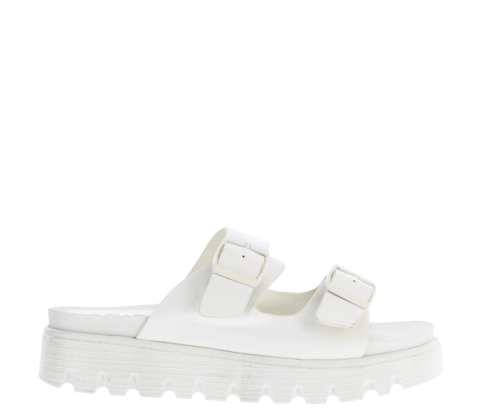 Sandalia CANDY con hebillas a tono White