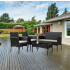 SET LIVING EXTERIOR RATTAN SINTETICO Y ACERO NEGRO SET LIVING EXTERIOR RATTAN SINTETICO Y ACERO NEGRO