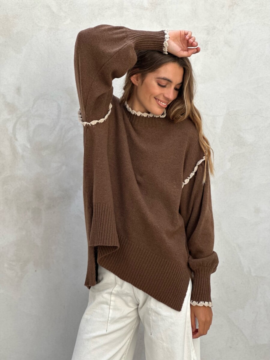 SWEATER HANSI - MARRON 