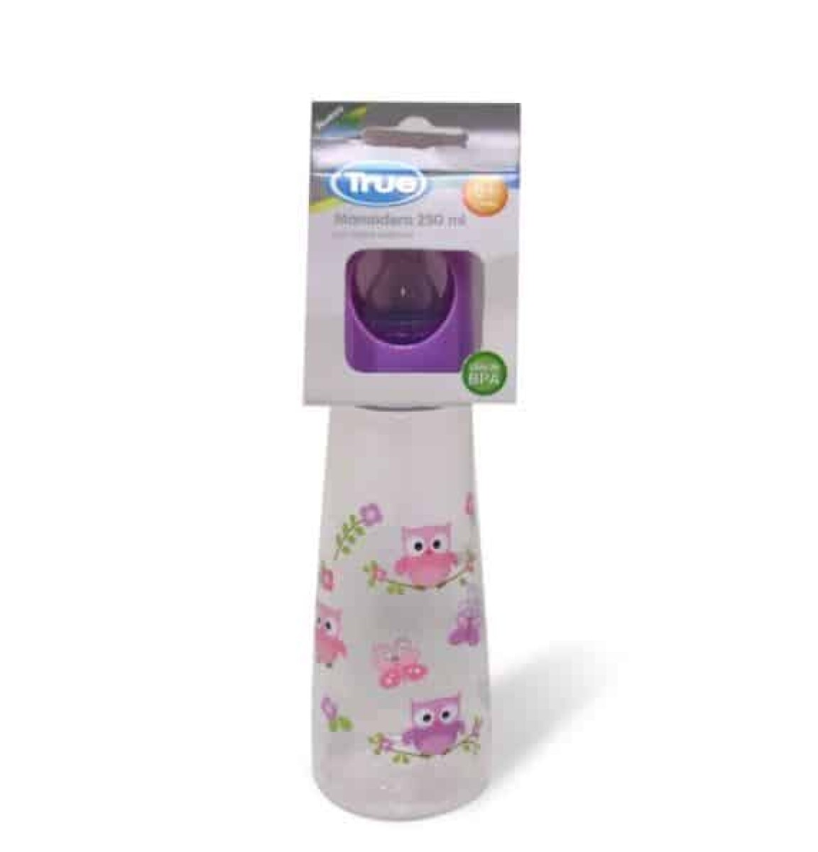 Mamadera True Tetina de Silicona con Tapa 250ml 