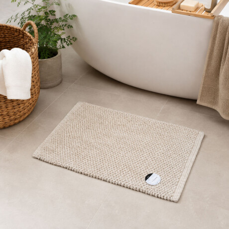 Alfombra Soft Textura Buclé Interior Liviana Moderna Beige