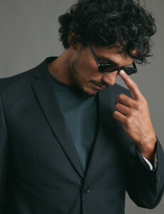 110262 SACO HARRINGTON LABEL Negro