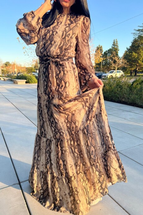 Vestido Tessa Animal Print