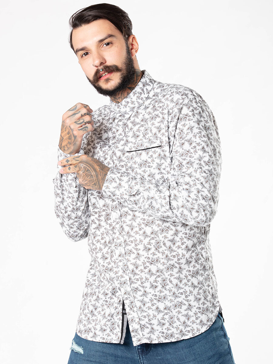 CAMISA ANCLA W19 RUSTY - Blanco 