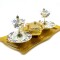Set de té para dos personas color plato ceramica 11