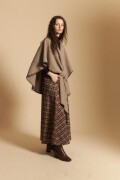PONCHO MECHA Beige