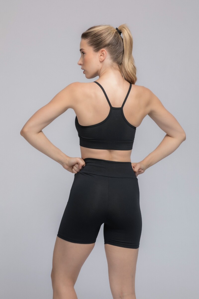 Top de Supplex. Negro