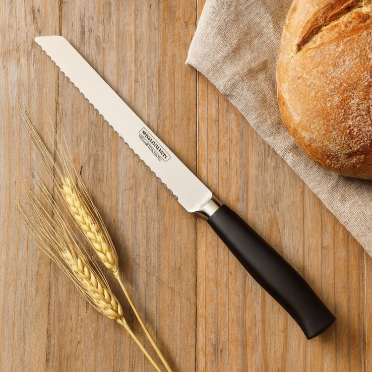 CUCHILLO DE PAN TRAMONTINA EPIC 8" NEGRO