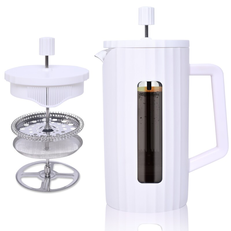 Cafetera francesa 350ml BLANCO