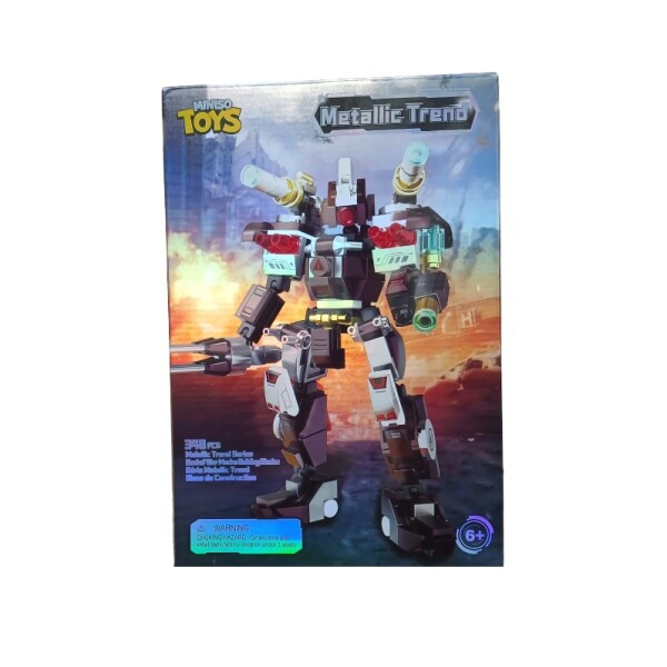 Bloques armables transformers rojo