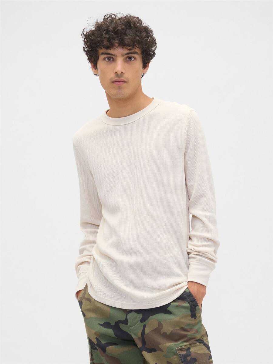 Remera Waffle Hombre - Chino 