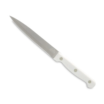 Cuchillo Multiuso 5" Acero Inoxidable Mango Blanco | Home Elements 299891745 Cuchillo Multiuso 5" Acero Inoxidable Mango Blanco | Home Elements 299891745
