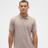 V-STRETCH PIQUE POLO - SOLID MEDIUM COOL BROWN