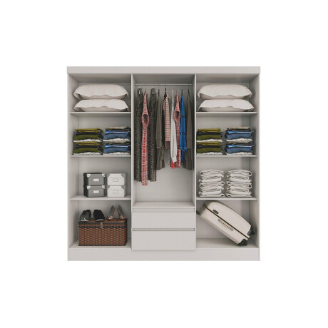 Ropero 6 Puertas 2 Cajones Viena Blanco Ropero 6 Puertas 2 Cajones Viena Blanco
