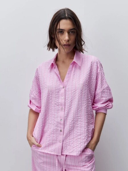 CAMISA D.CASSIN PAD ROSADO
