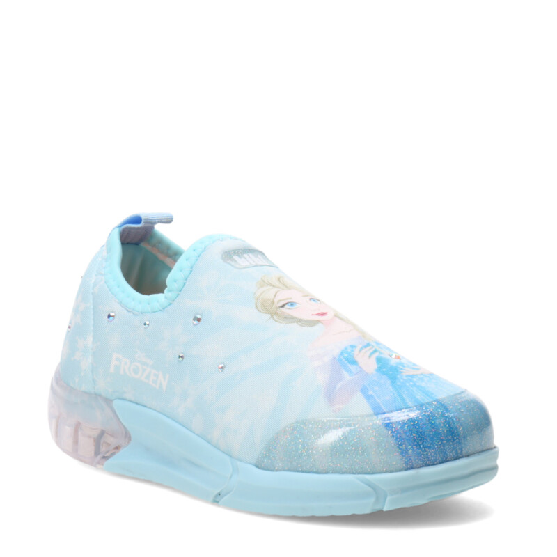 Championes de Niños Bibi Space Frozen c/Luz Celeste - Blanco