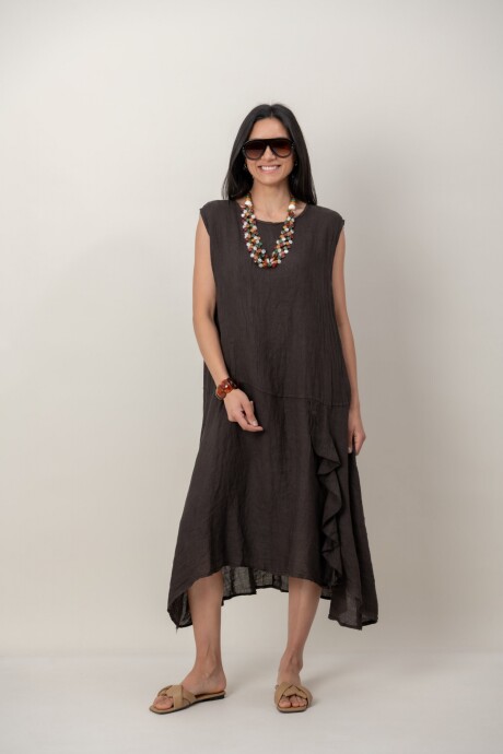 VESTIDO ADAMINA Chocolate