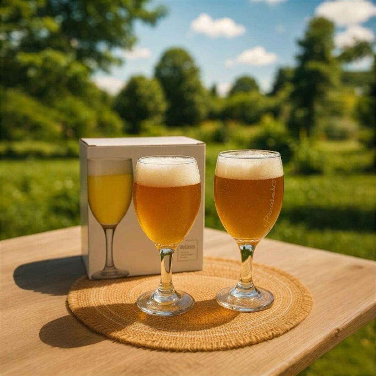 Copa Cerveza Vidrio Set 6 Unidades Velasco 