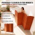 Biombo Divisor Separador Ambientes 4 Paneles Rattan 180m Rattan Imback Color Marron Cedro Biombo Divisor Separador Ambientes 4 Paneles Rattan 180m Rattan Imback Color Marron Cedro