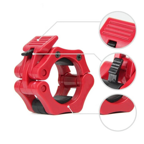 Par De Topes P/ Barra Estandar Crossfit Clamp Rosca Par De Topes P/ Barra Estandar Crossfit Clamp Rosca
