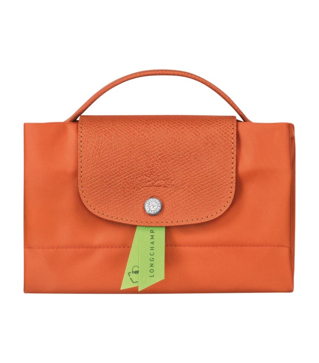 Longchamp -Maletín Le pliage Green,plegable de nylon - Naranja 