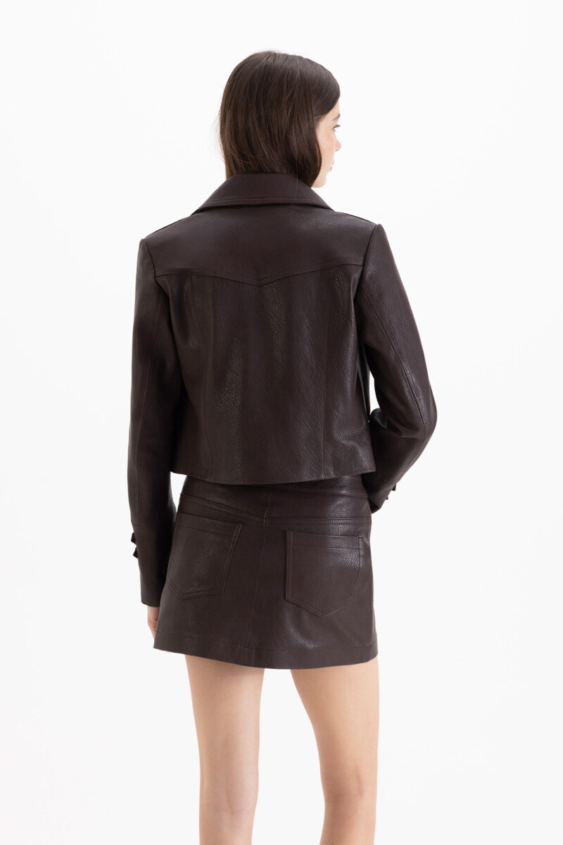 CHAQUETA WESTERN Chocolate