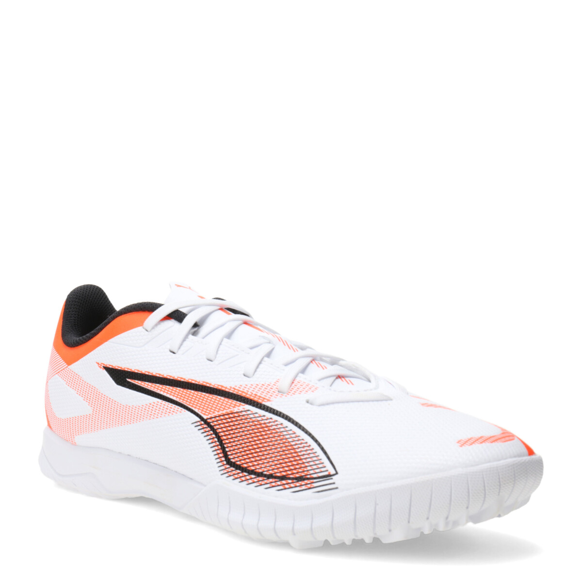 Championes de Hombre Puma Fútbol 5 Ultra 5 Play TT - Blanco - Anaranjado - Negro 