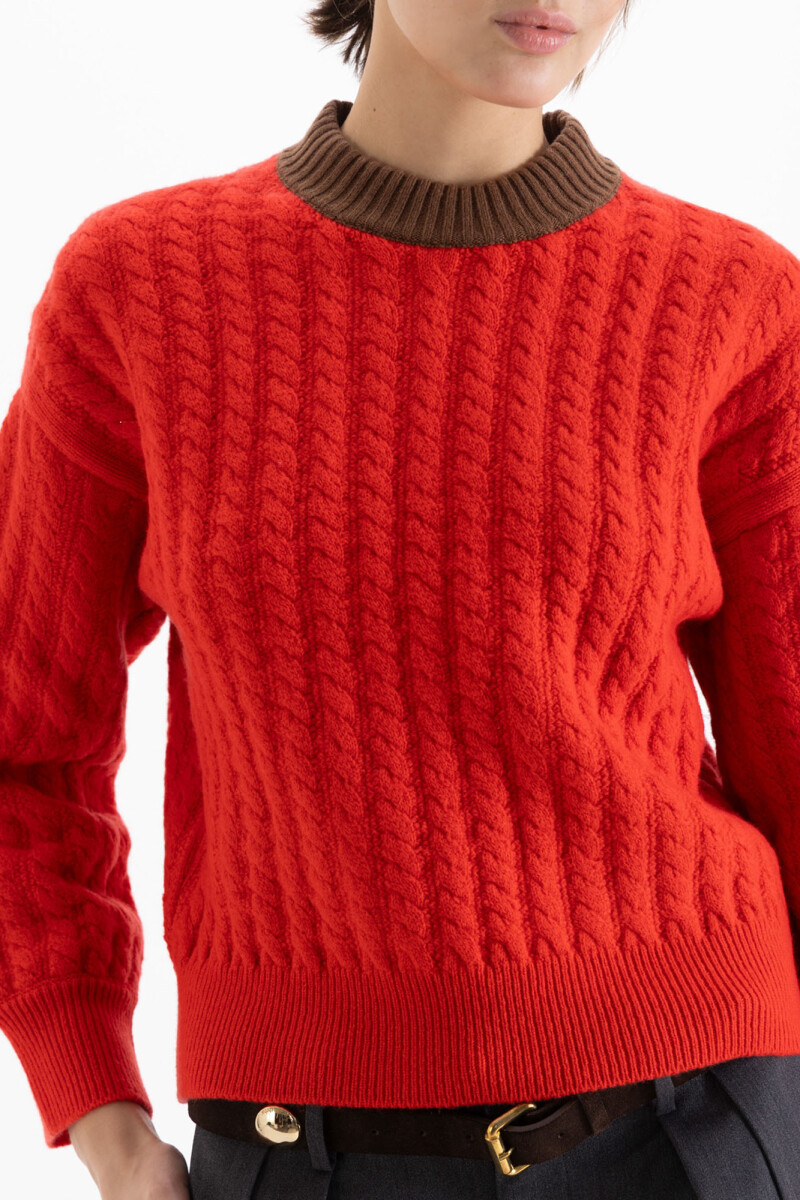 SWEATER ARROW Rojo