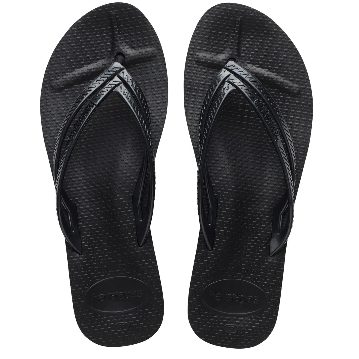 Sandalias de Mujer Havaianas Wedges Wns - Negro 
