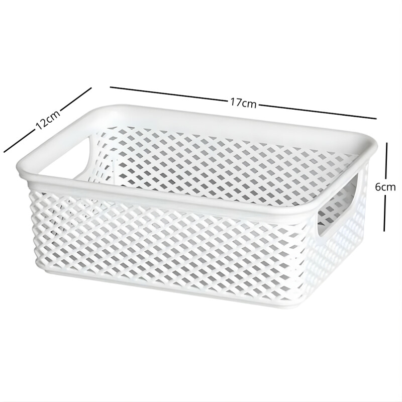 Cesto organizador calado línea P BLANCO