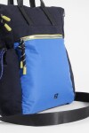 Mochila shopper bolsillos azul marino