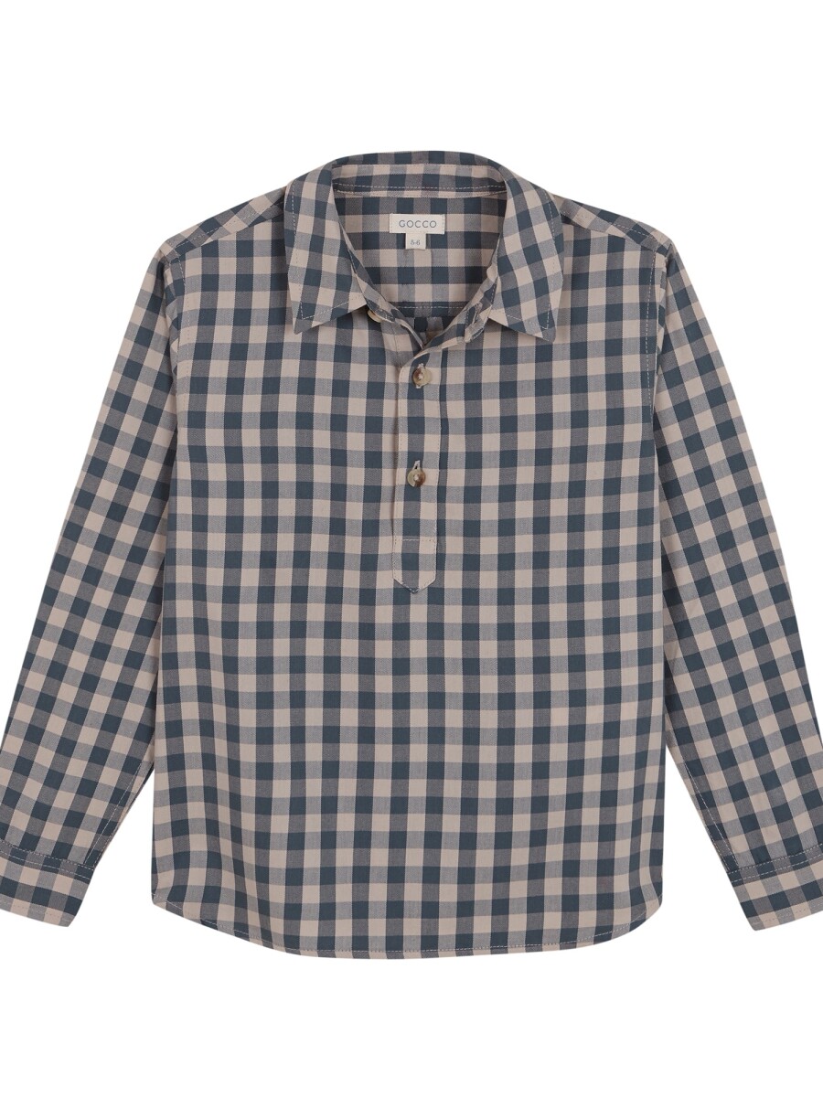 Camisa Tapeta Corta Petroleo