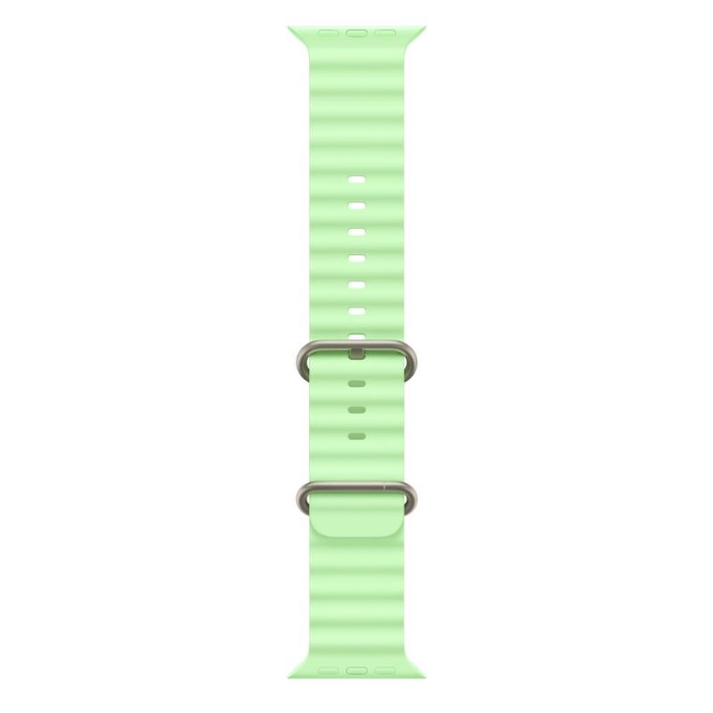 Malla Apple Watch 49mm Black Ocean Band Neo Green Nat Ti MGCF4AM/A Malla Apple Watch 49mm Black Ocean Band Neo Green Nat Ti MGCF4AM/A