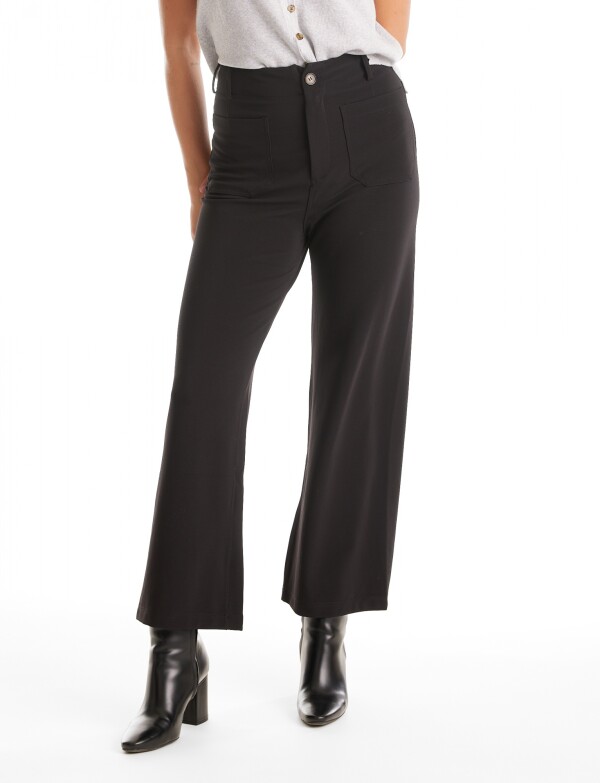 Pantalon Wide Leg NEGRO