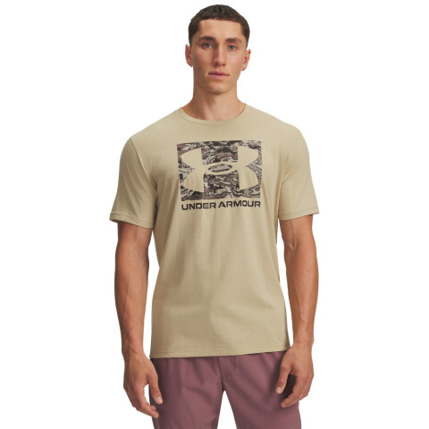 UA ABC CAMO BOXED LOGO SS-BRN BRN-234